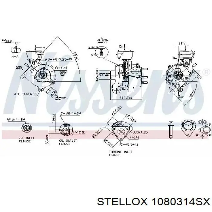 Купити 1080314SX Stellox Турбіна