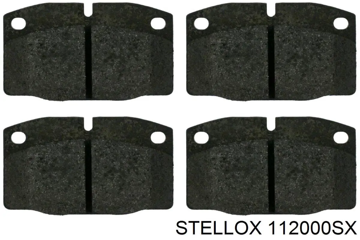 112000SX Stellox колодки гальмівні передні, дискові