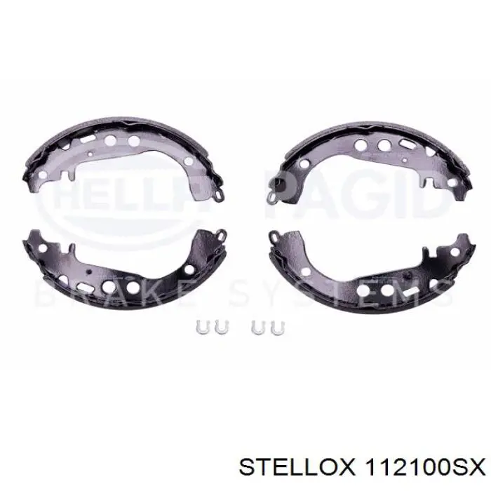 Колодки гальмові задні, барабанні Stellox 112100SX ціна, від 16.61 USD