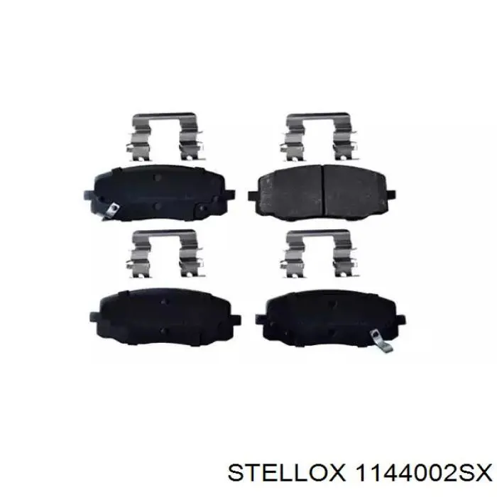 Купити 1144002SX Stellox Колодки гальмівні передні, дискові