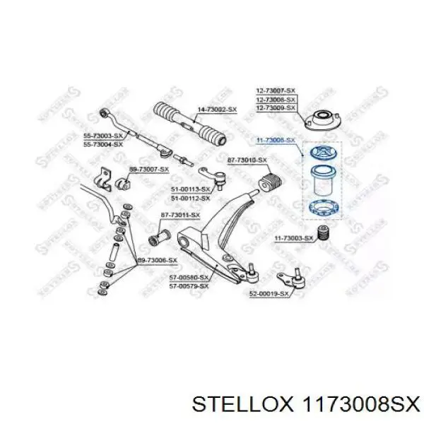 Пильник амортизатора переднього FSO 96133096 ціна, від 6.96 USD