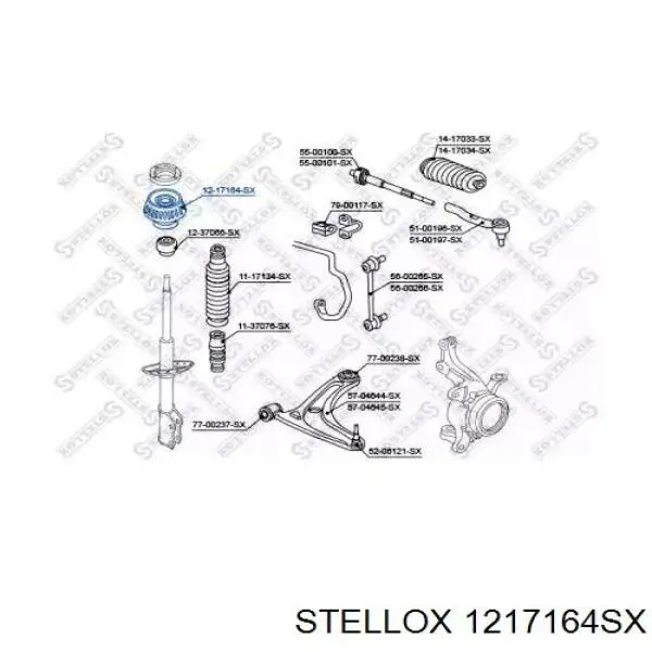 Опора амортизатора переднього 1217164SX Stellox