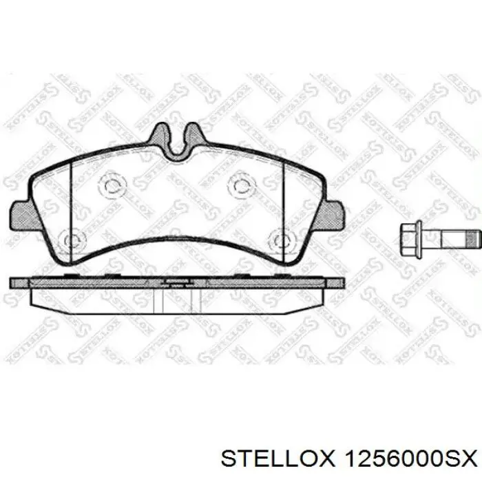 1256000SX Stellox Передні гальмівні колодки