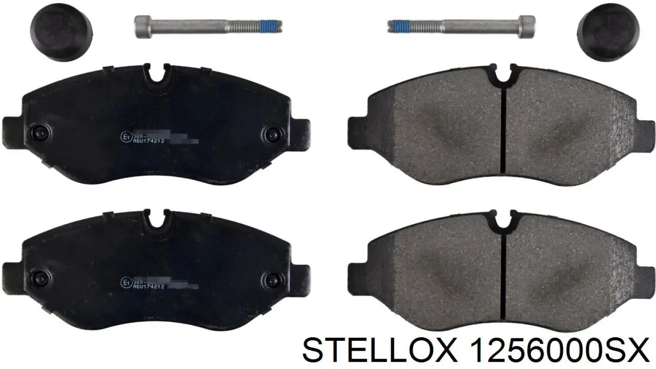 Купити 1256000SX Stellox Колодки гальмівні передні, дискові