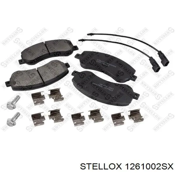 1261002SX Stellox Передні гальмівні колодки