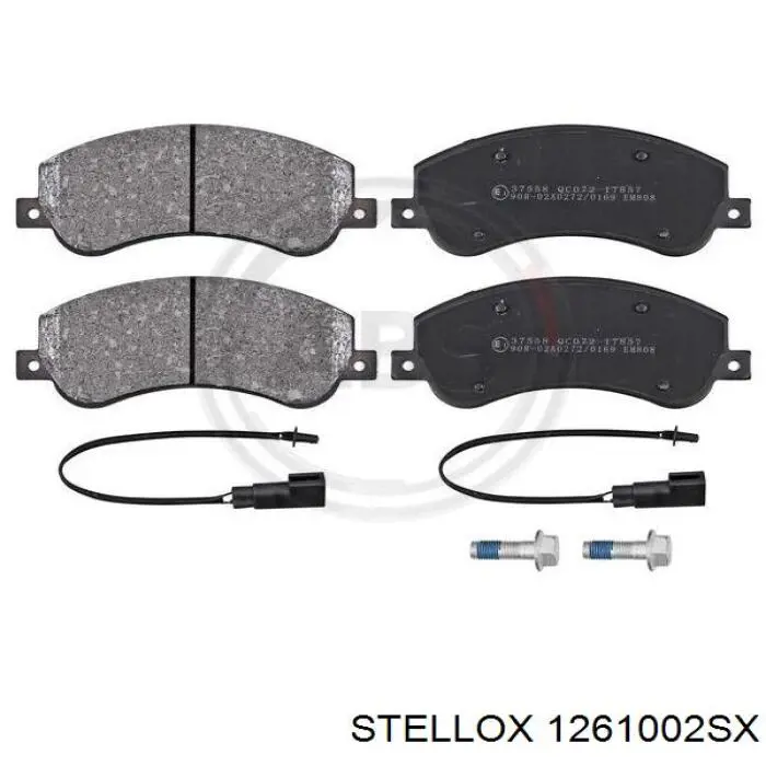 Гальмівні колодки Stellox 1261002SX ціна, від 24.41 USD