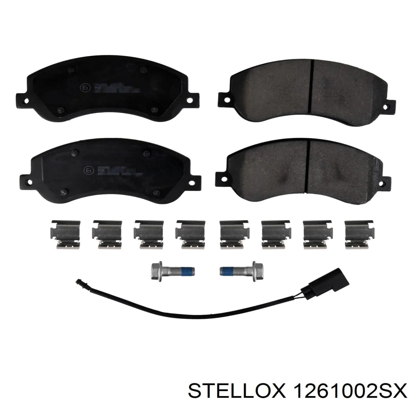 Купити 1261002SX Stellox Колодки гальмівні передні, дискові