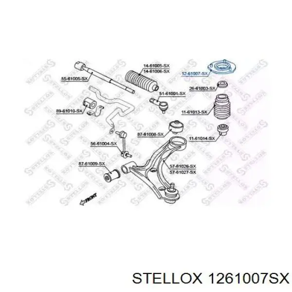 4171054G10000 Suzuki Кріплення переднього амортизатора