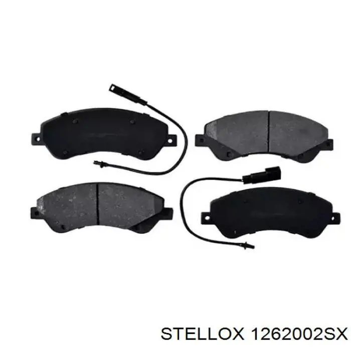 Купити 1262002SX Stellox Колодки гальмівні передні, дискові
