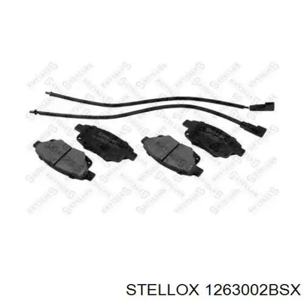 1263002BSX Stellox Колодки гальмівні задні, дискові