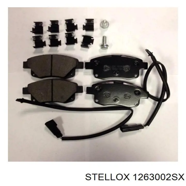 1263002SX Stellox Колодки гальмівні задні, дискові