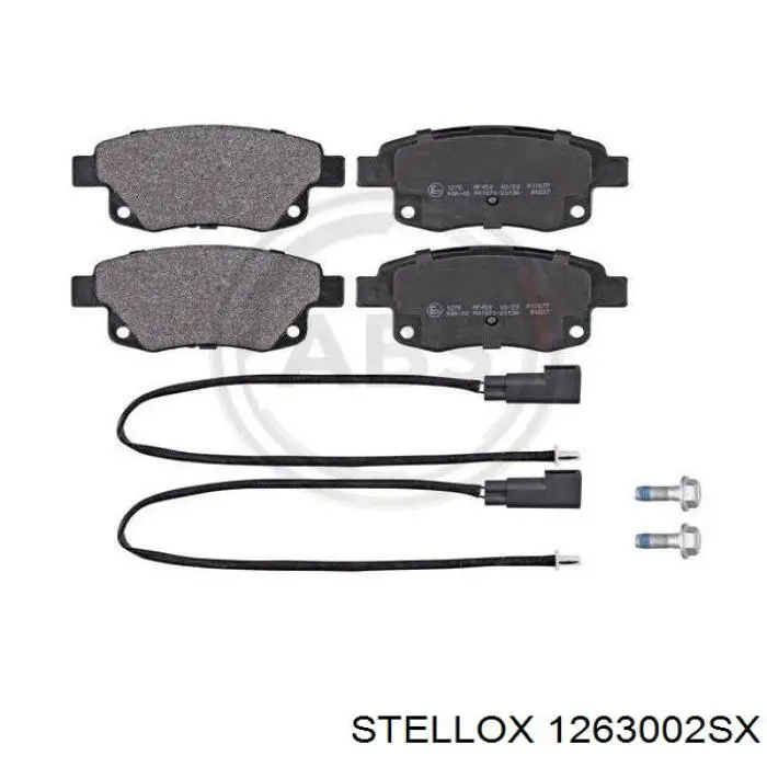 Задні гальмівні колодки Stellox 1263002SX ціна, від 19.40 USD