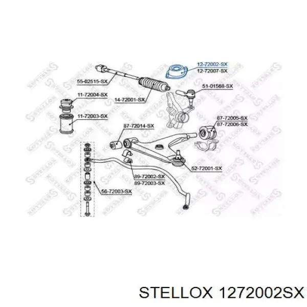 Опора амортизатора переднього 1272002SX Stellox