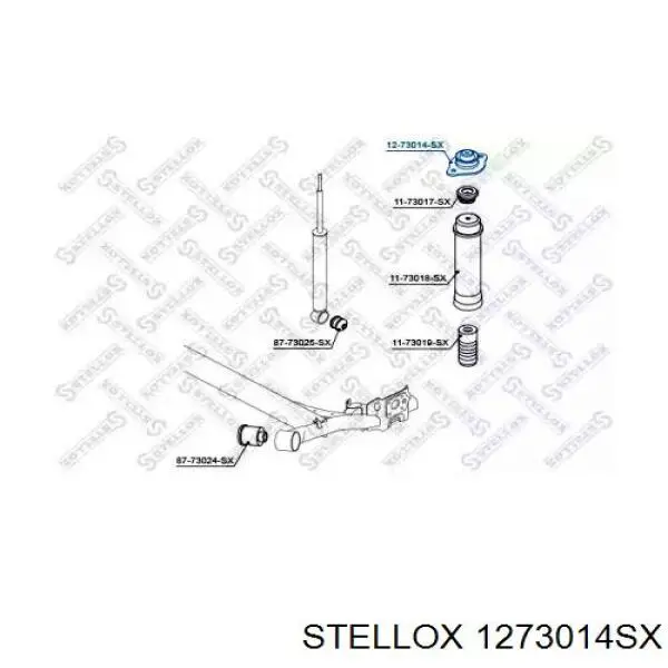 Опора амортизатора заднього 1273014SX Stellox