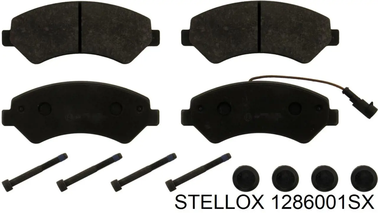 1286001SX Stellox Передні гальмівні колодки
