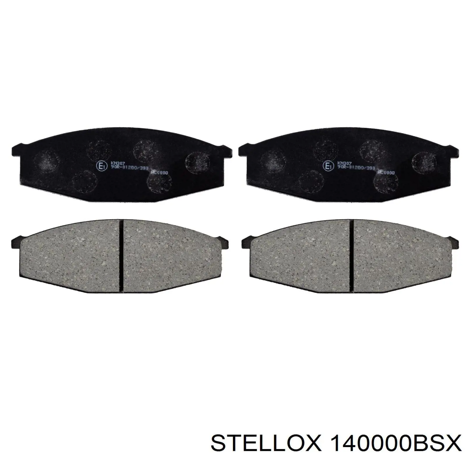 Гальмівні колодки Stellox 140000BSX ціна, від 18.79 USD