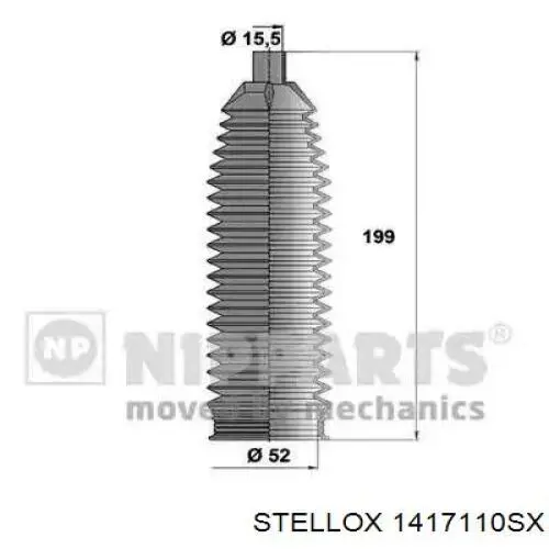 Пильник ШРУСа зовнішній, передній піввісі 1417110SX Stellox