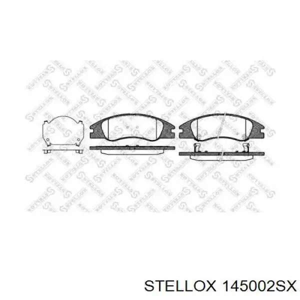 Гальмівні колодки Stellox 145002SX ціна, від 18.45 USD