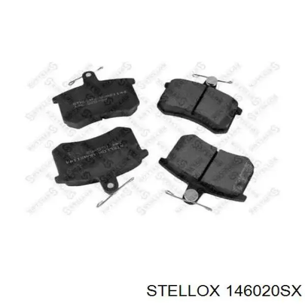 Задні дискові колодки Stellox 146020SX
