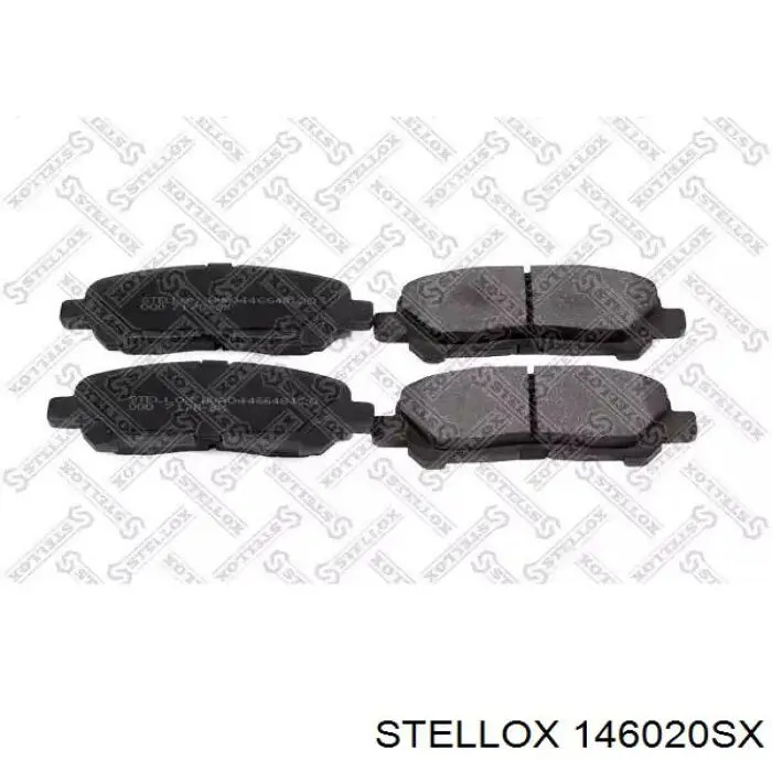 Купити 146020SX Stellox Задні колодки