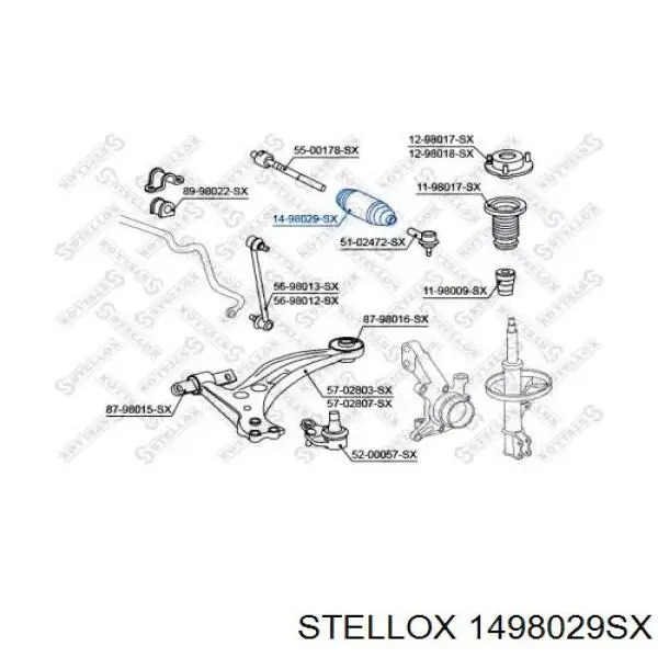  Пильник рульової рейки Toyota Camry 4