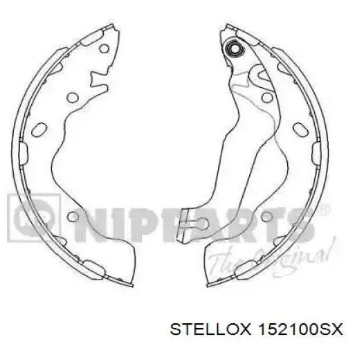 152100SX Stellox Колодки гальмівні задні, барабанні
