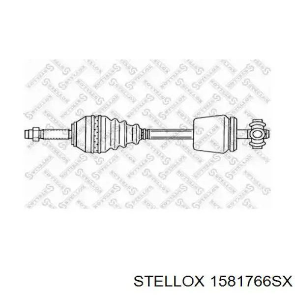 Купити 1581766SX Stellox Ліва піввісь