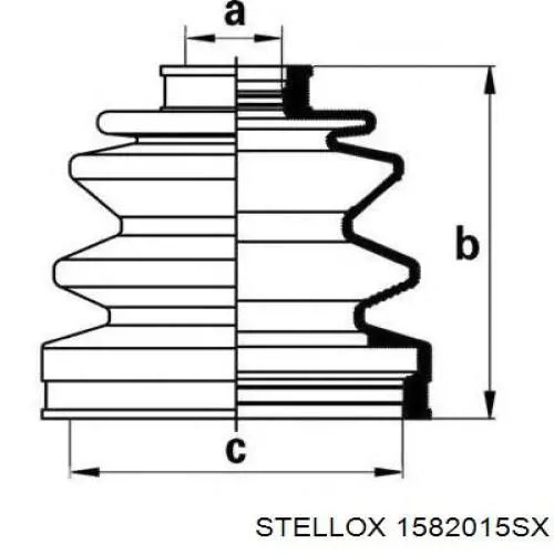 Піввісь права 495251R001 Chrysler