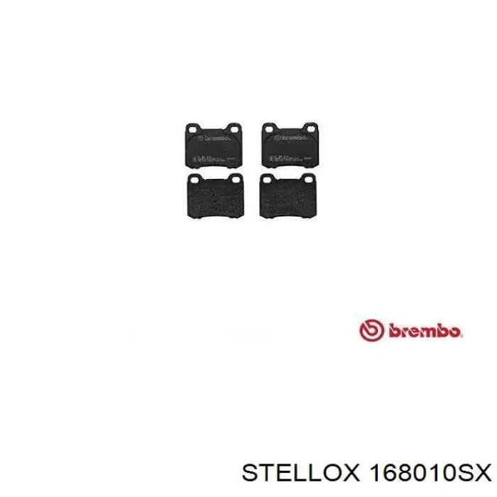 Купити 168010SX Stellox Задні колодки