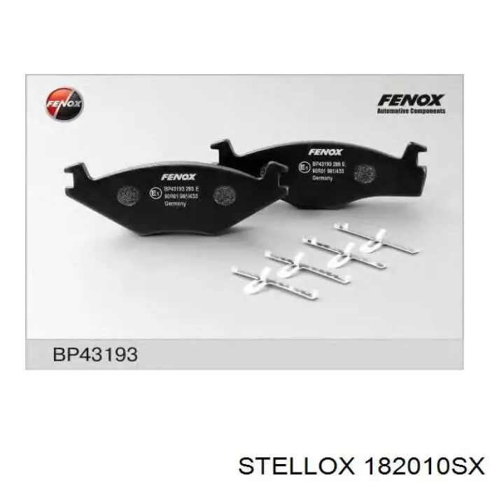 Гальмівні колодки Stellox 182010SX ціна, від 12.71 USD