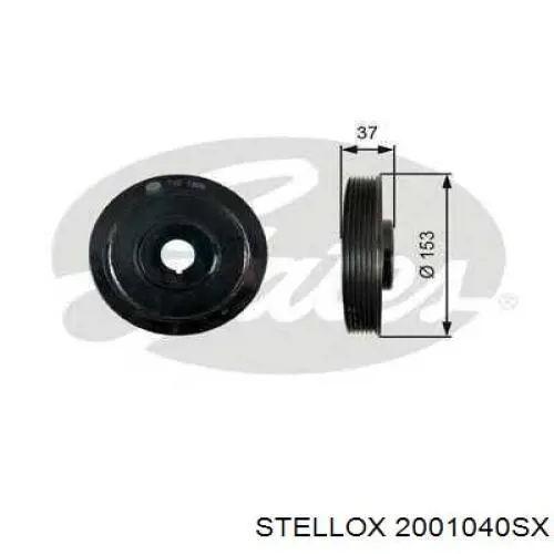 300028 Maxgear Демпфер колінвалу