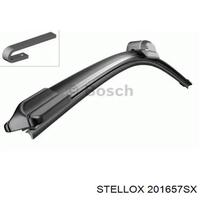 Щітка-двірник лобового скла, водійська 201657SX Stellox