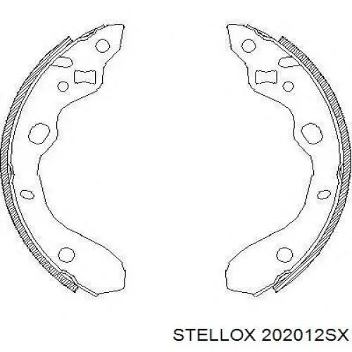 Передні тормозні колодки 202012SX Stellox