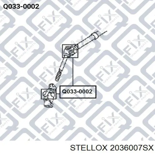Хрестовина рульового механізму, нижня Ford 6C113C529CE
