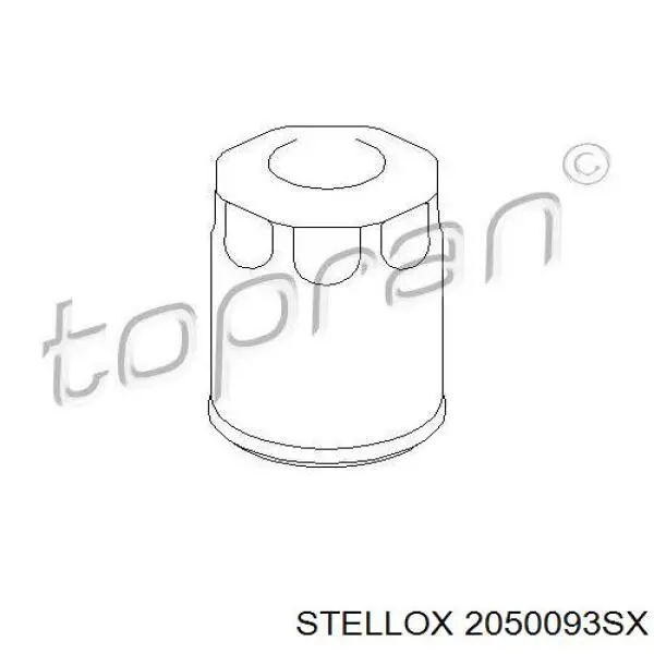 Масляний фільтр двигуна Stellox 2050093SX ціна, від 4.13 USD