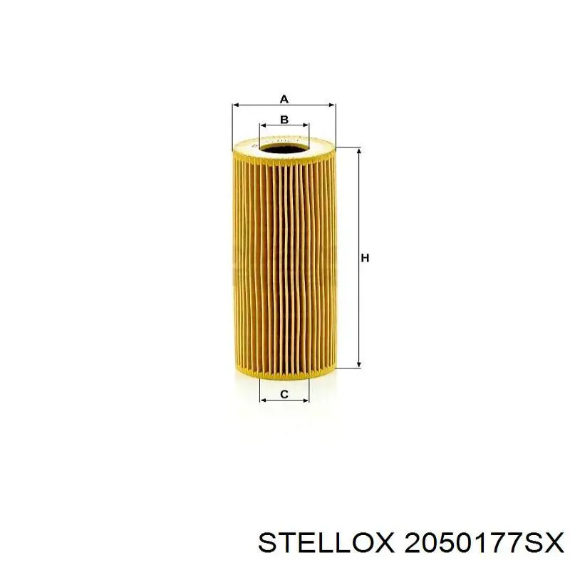 Масляний фільтр двигуна Stellox 2050177SX ціна, від 4.29 USD
