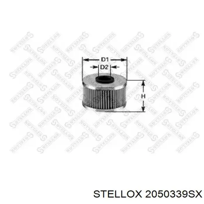 Масляний фільтр 2050339SX Stellox