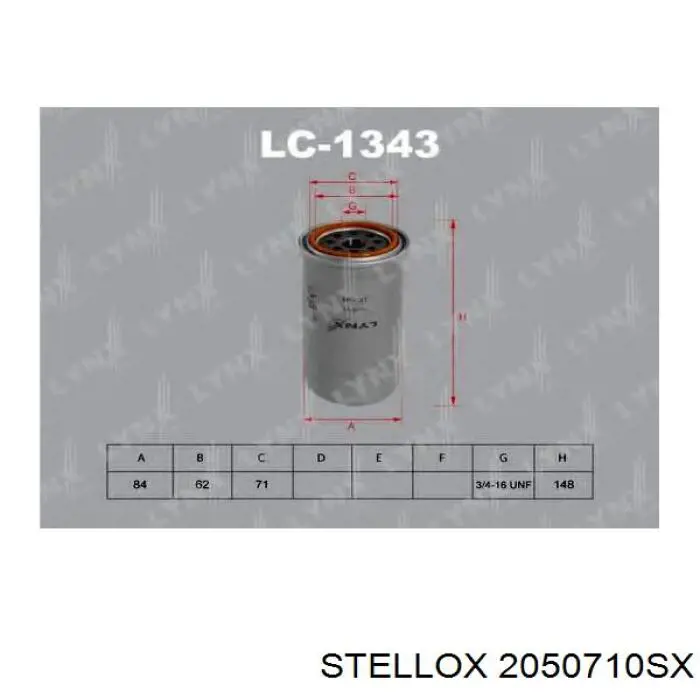 Масляний фільтр 2050710SX Stellox