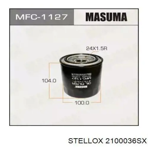 2100036SX Stellox фільтр паливний