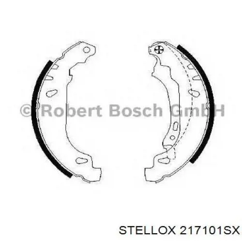 Колодки гальмові задні, барабанні Stellox 217101SX ціна, від 22.75 USD