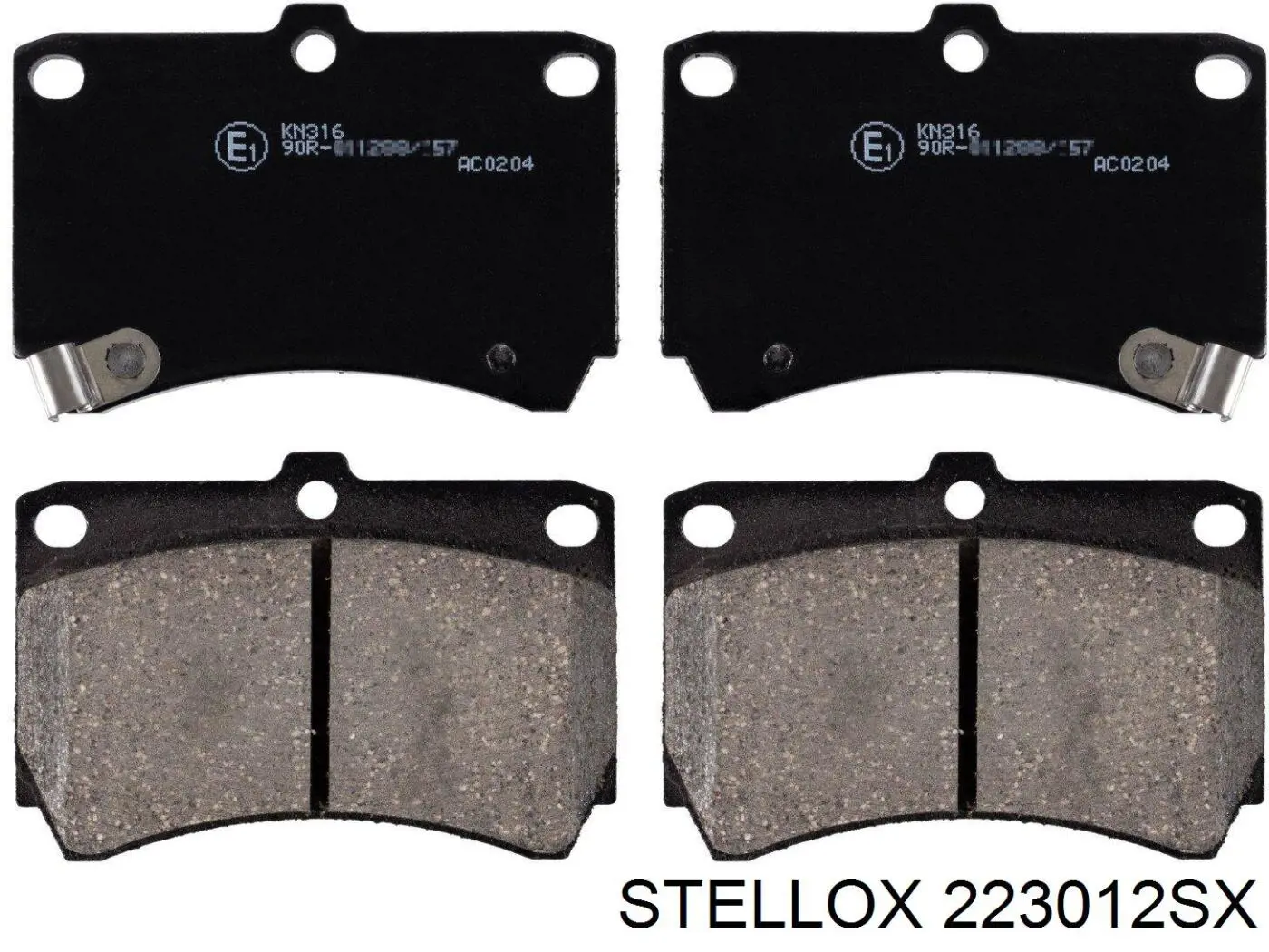 223012SX Stellox колодки гальмівні передні, дискові