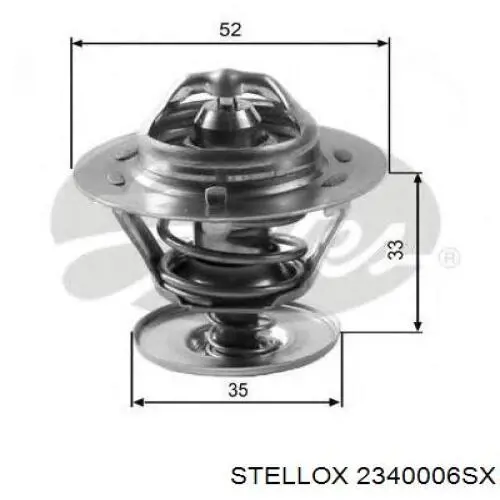 Купити 2340006SX Stellox Термостат в корпусі