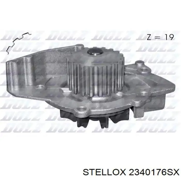 Корпус термостата 4418055 Opel
