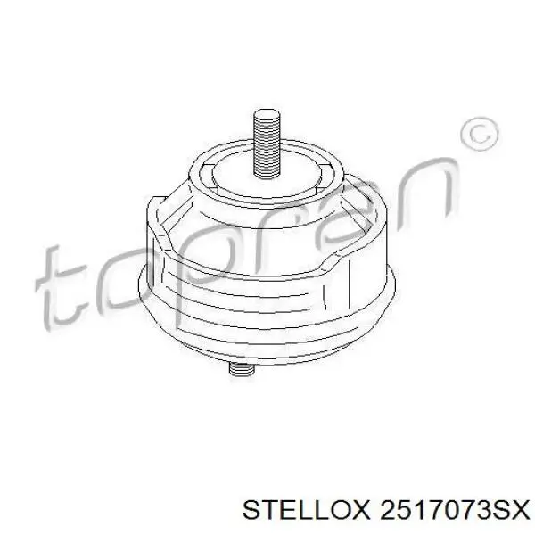 2517073SX Stellox подушка (опора двигуна, права)