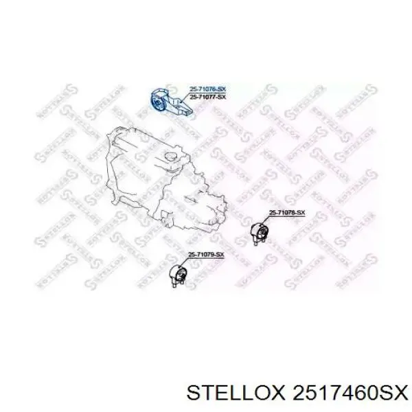 Права подушка двигуна GSP 514754 ціна, від 50.56 USD