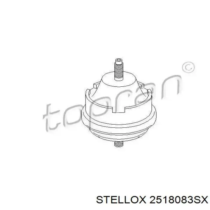 Подушка (опора) двигуна, права 0000184477 Peugeot/Citroen