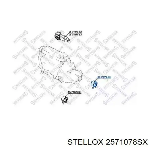 Подушка (опора) двигуна, задня GSP 514672 ціна, від 13.47 USD