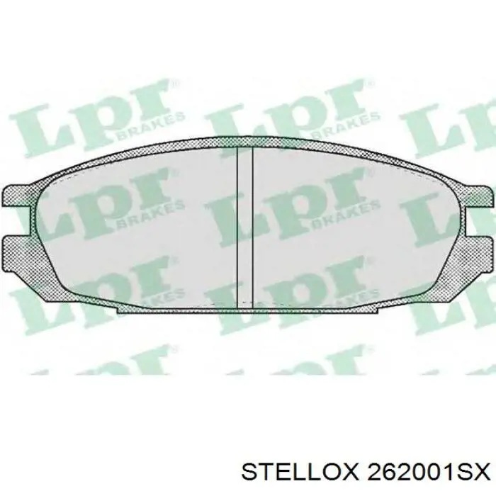 Колодки гальмові задні, дискові 262001SX Stellox