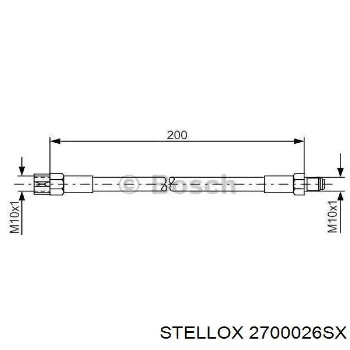 Шланг гальмівний задній Maxgear 520093 ціна, від 4.59 USD