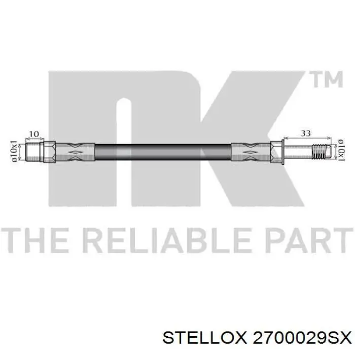 Шланг гальмівний передній ABS SL6182